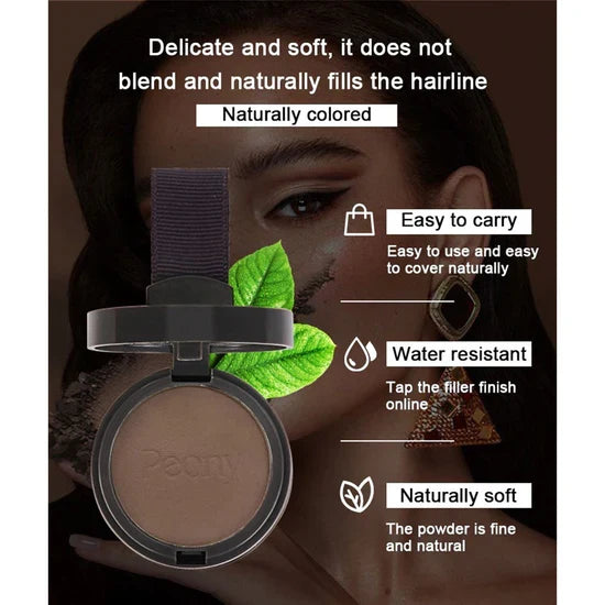 Peony 2in1 Hairline Cream Powder with 3 Extra Eyebrow Stencils