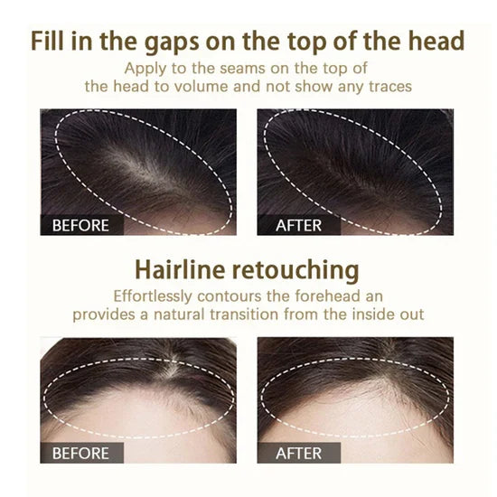 Peony 2in1 Hairline Cream Powder with 3 Extra Eyebrow Stencils