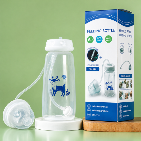 Hands-Free Baby Feeding Bottle 240 ml