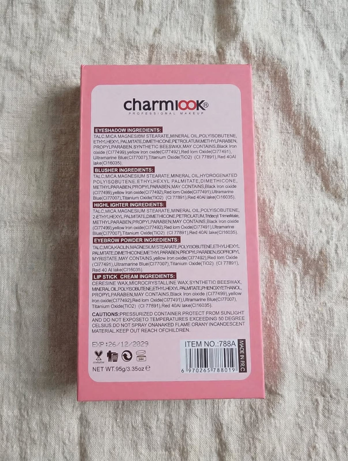 5 in 1 Makeup Book Kit by Charmlook – Complete Makeup & Beauty Kit