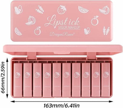 Dragon Ranee Pack Of 10 Lipstick Set