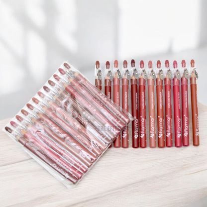 Flormar Set of 12 Lip pencils