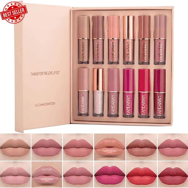 Handiyan Pack of 12 Lip Gloss
